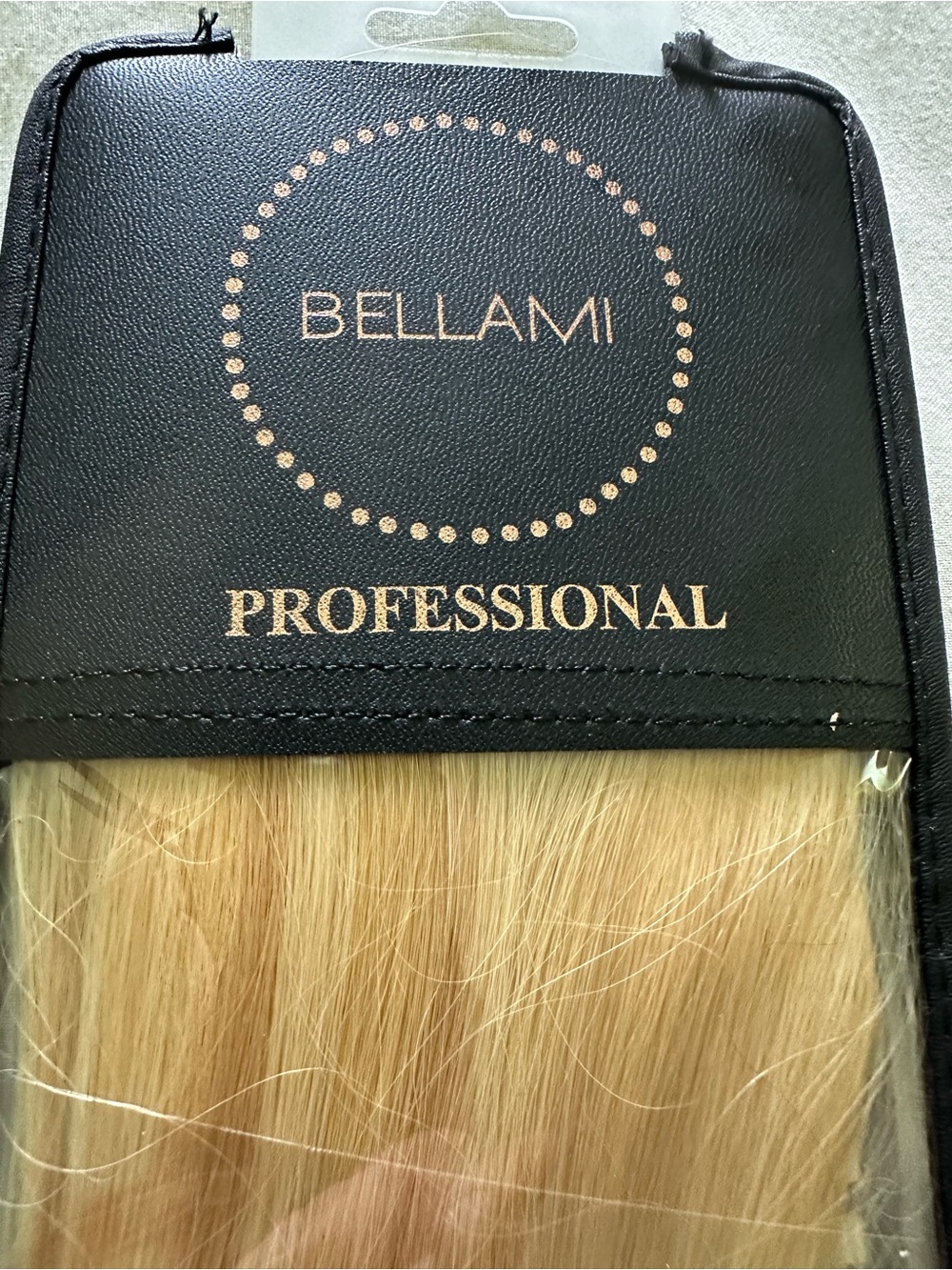 BELLAMI Blonde Professional Hair Extensions - honey Natural Blonde tape in 14 in